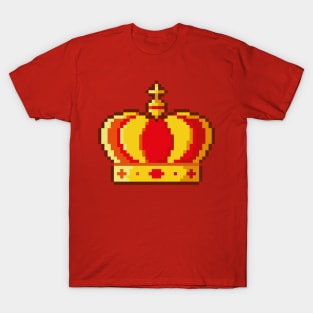 king's crown pixel T-Shirt